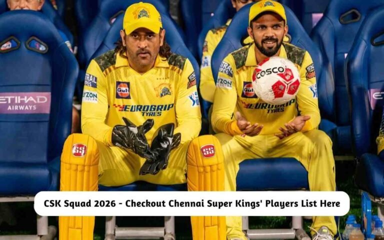 CSK Squad 2026