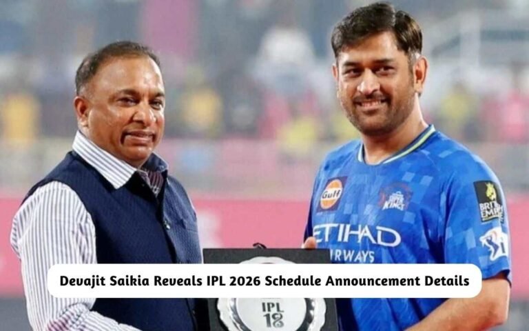 IPL 2026 Schedule Announcement