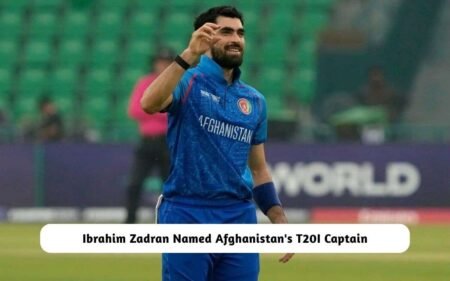 Ibrahim Zadran Named Afghanistan's T20I Captain