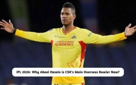 IPL 2026: Akeal Hosein CSK Main Overseas Bowler