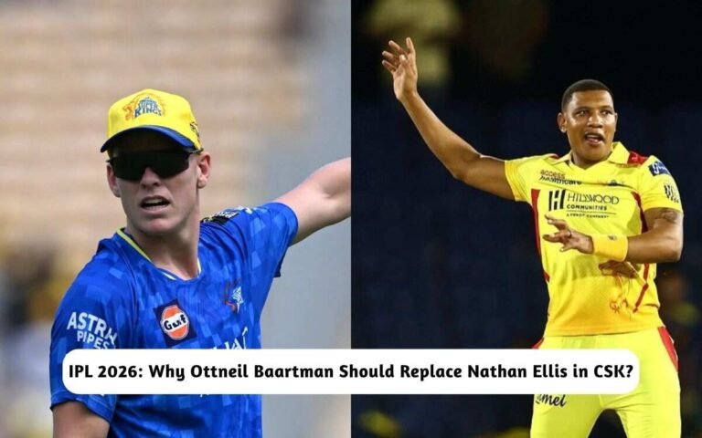 IPL 2026: Ottneil Baartman Replace Nathan Ellis CSK