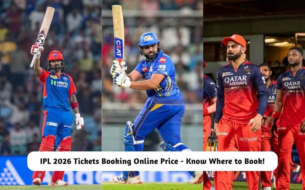 IPL 2026 Tickets Booking Online Price – Know Where to Book Your Favorite Teams’ Matches! IPL 2026 Tickets Booking Online Price