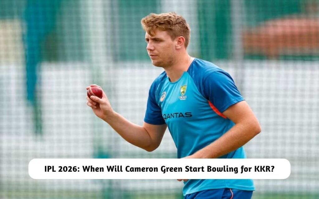 IPL 2026: Cameron Green Bowling for KKR