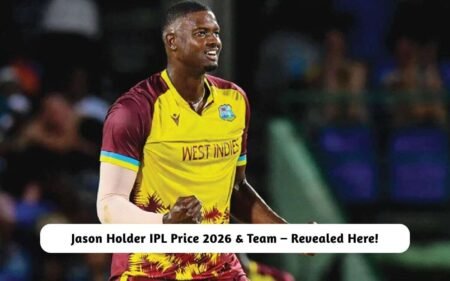 Jason Holder IPL Price 2026 & Team