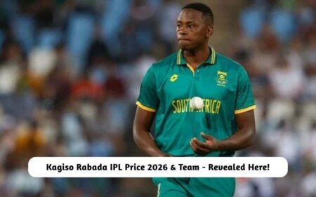 Kagiso Rabada IPL Price 2026 & Team