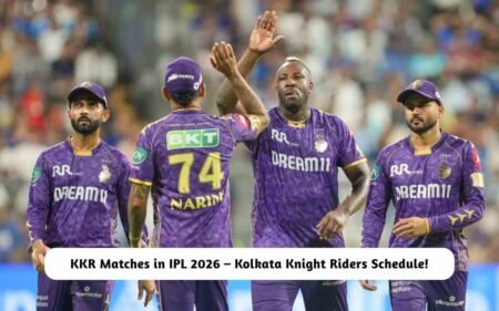KKR Matches in IPL 2026 – Checkout the Kolkata Knight Riders Schedule Here! KKR Matches in IPL 2026