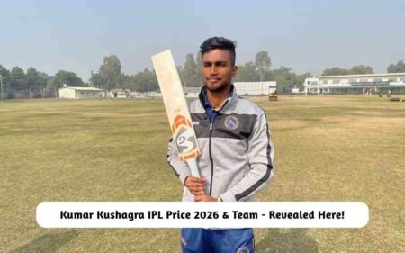 Kumar Kushagra IPL Price 2026 & Team