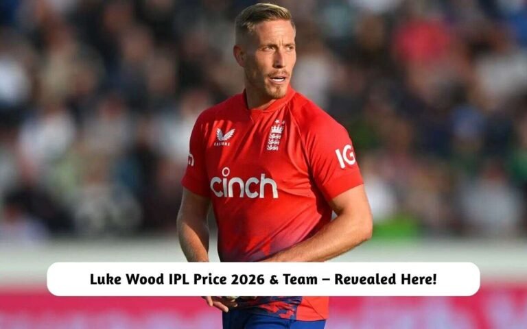 Luke Wood IPL Price 2026 & Team