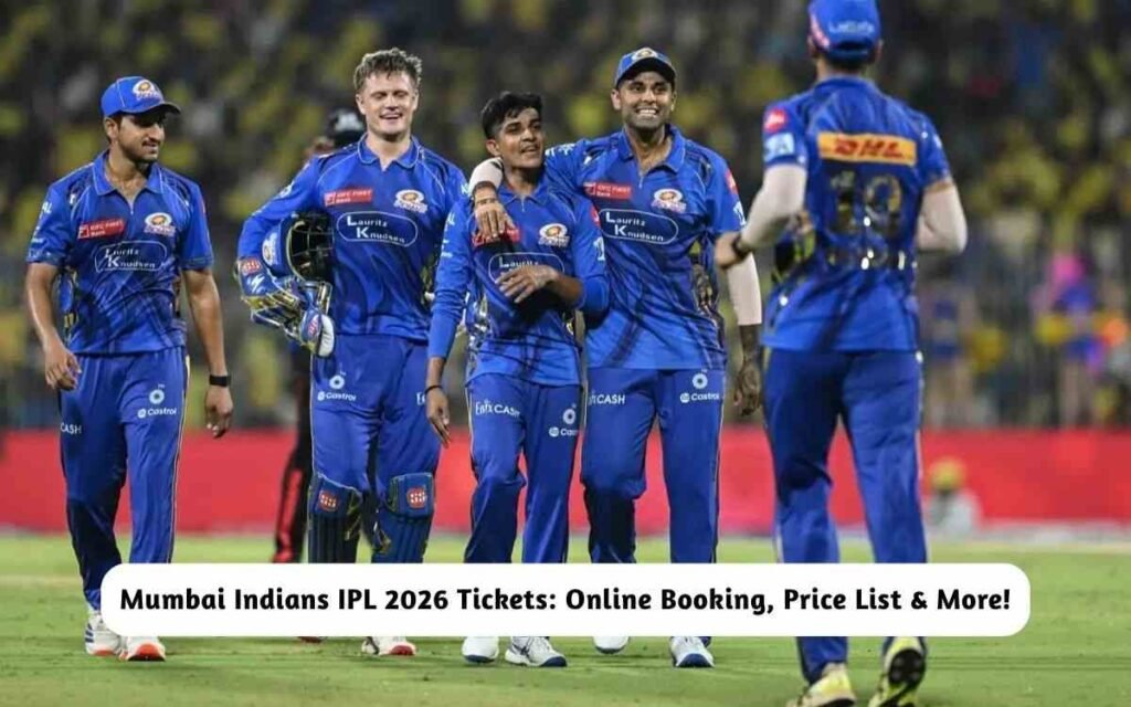 Mumbai Indians IPL 2026 Tickets