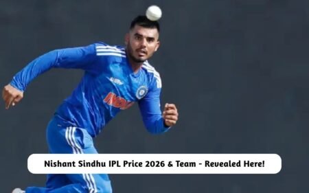 Nishant Sindhu IPL Price 2026 & Team