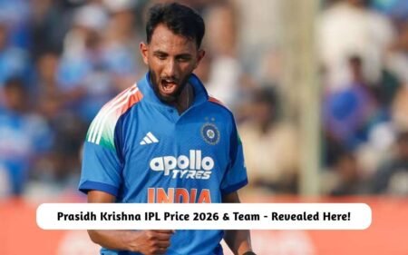 Prasidh Krishna IPL Price 2026 & Team