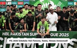 PSL 2026 Schedule: Pakistan Super League Season 11 Full Fixtures, Teams, Venues Announced! PSL 2026 Schedule