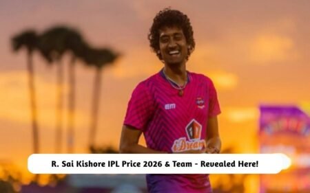 R. Sai Kishore IPL Price 2026 & Team