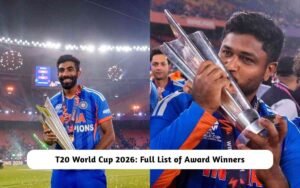 T20 World Cup 2026: Full List of Award Winners