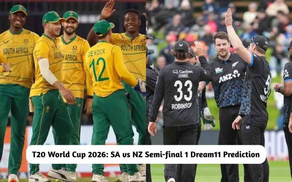 T20 World Cup 2026: SA vs NZ Dream11 Prediction