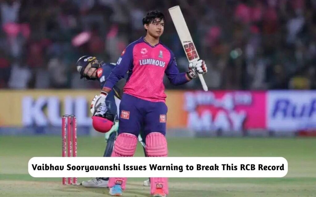 Vaibhav Sooryavanshi Issues Warning to RCB