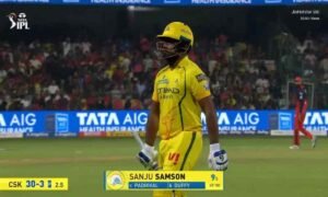 IPL 2026: Sanju Samson Fails Again for CSK as Early Wickets Put Team in Trouble IPL 2026: Sanju Samson Fails Again for CSK