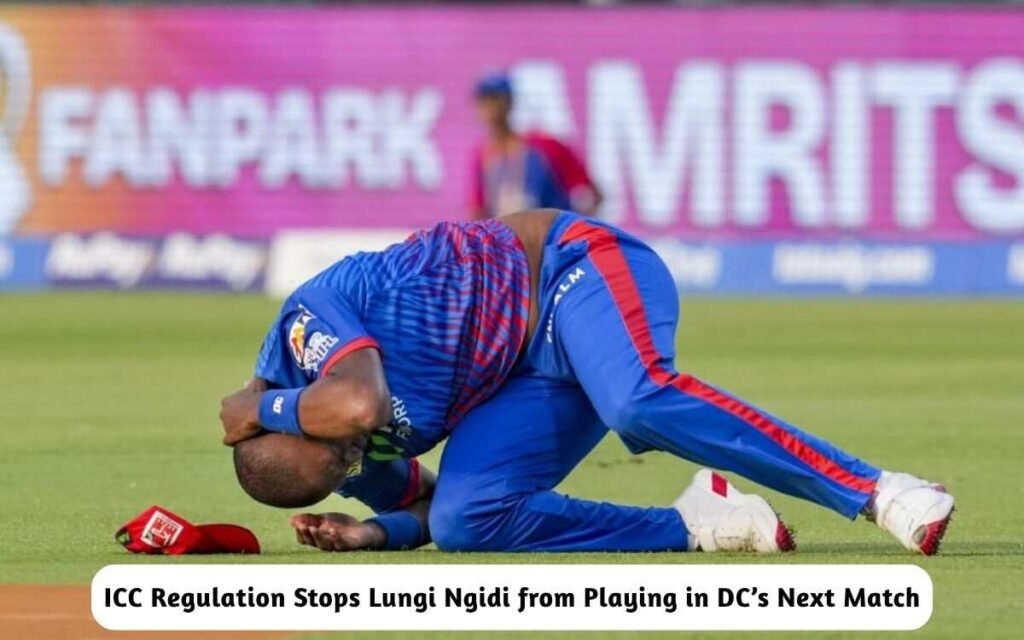 ICC Regulation Stops Lungi Ngidi from Playing