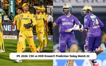 CSK vs KKR Dream11 Prediction Today Match 22, Pitch Report, Playing XI, Fantasy Cricket Tips CSK vs KKR Dream11 Prediction