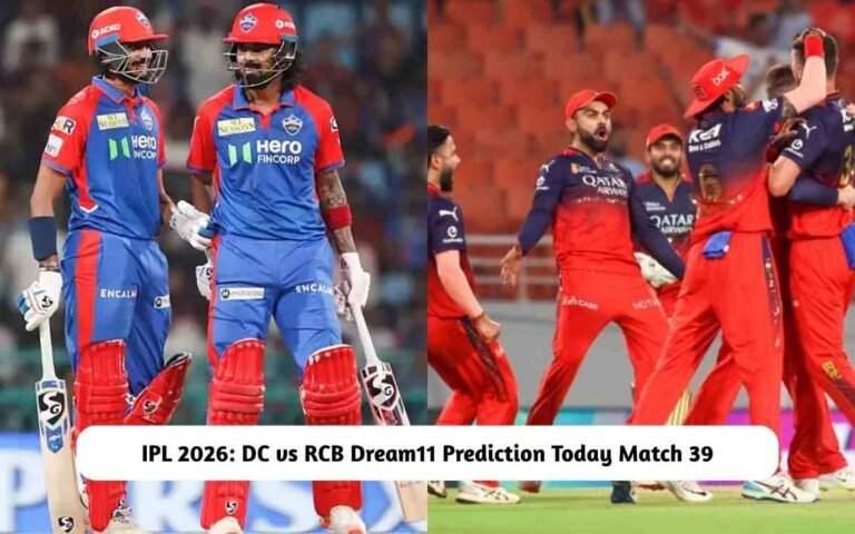 DC vs RCB Dream11 Prediction