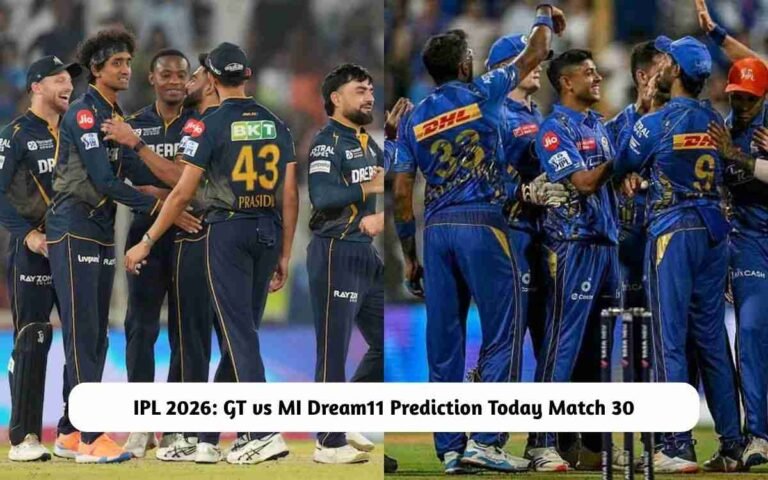 GT vs MI Dream11 Prediction
