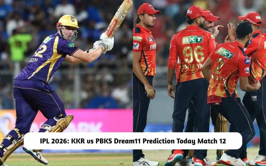 KKR vs PBKS Dream11 Prediction