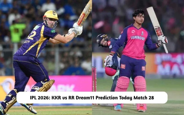 KKR vs RR Dream11 Prediction