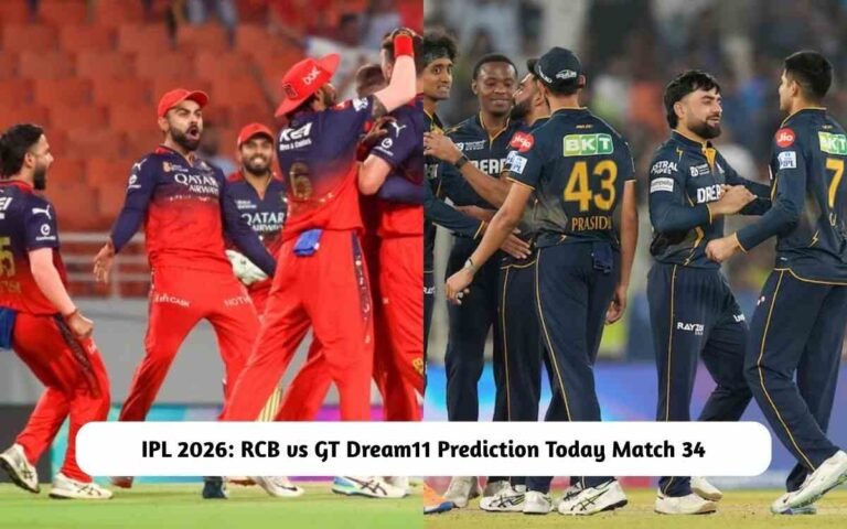 RCB vs GT Dream11 Prediction