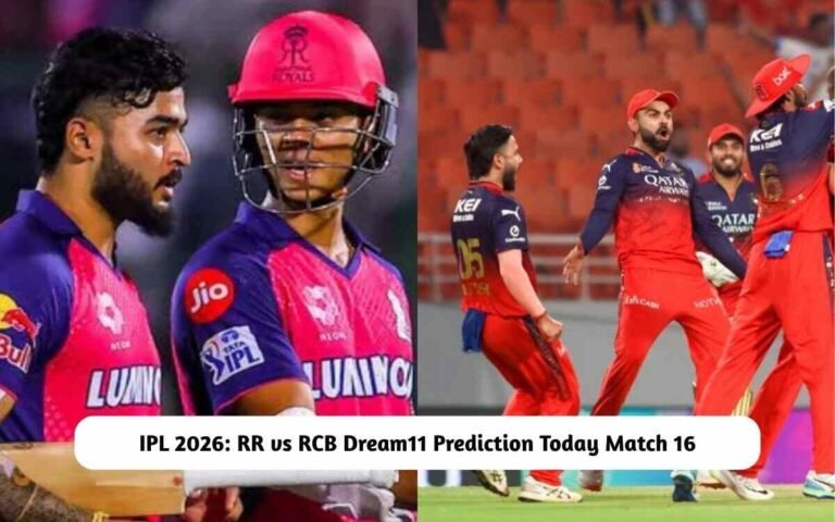 RR vs RCB Dream11 Prediction Today Match 16, Pitch Report, Playing XI, Fantasy Cricket Tips RR vs RCB Dream11 Prediction