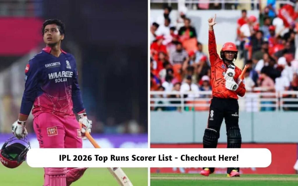IPL 2026 Top Runs Scorer List