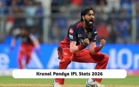 Krunal Pandya IPL Stats 2026