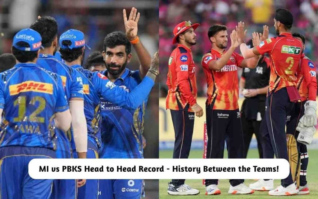 MI vs PBKS Head to Head Record