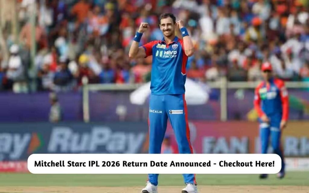 Mitchell Starc IPL 2026 Return