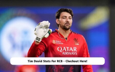 Tim David Stats For RCB