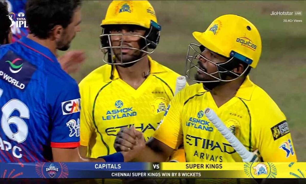 CSK Beat DC by 8 Wickets