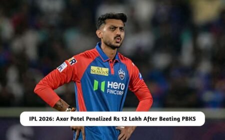 Axar Patel Penalized Rs 12 Lakh