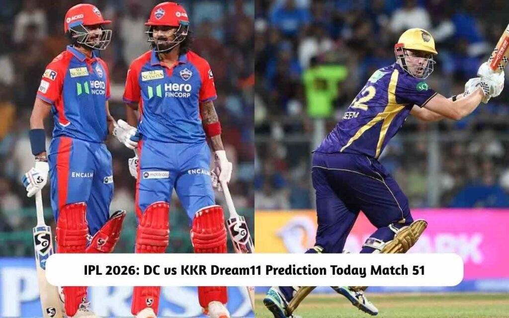 DC vs KKR Dream11 Prediction