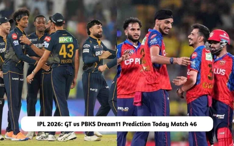 GT vs PBKS Dream11 Prediction