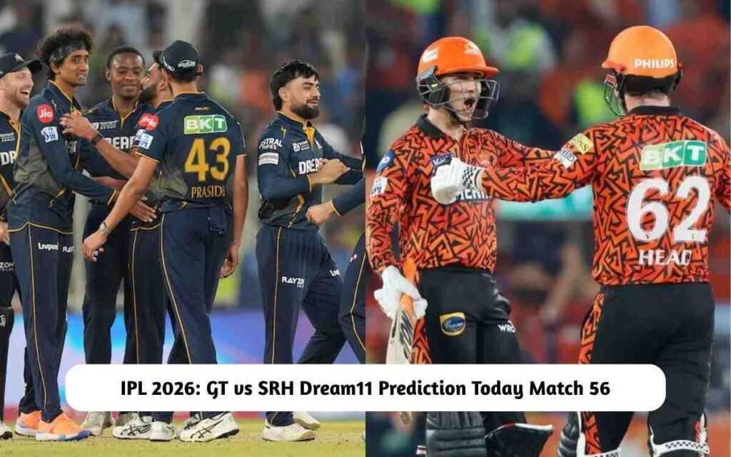 GT vs SRH Dream11 Prediction