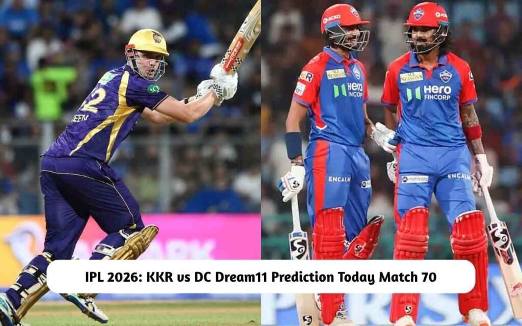 KKR vs DC Dream11 Prediction