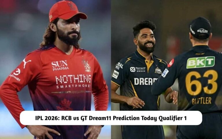 RCB vs GT Qualifier 1 Dream11 Prediction