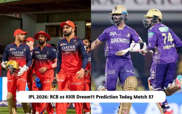 RCB vs KKR Dream11 Prediction