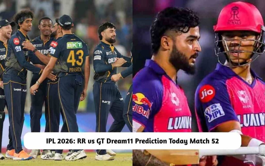 RR vs GT Dream11 Prediction