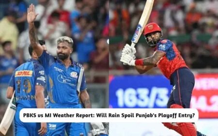 PBKS vs MI Weather Report