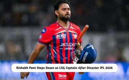 BREAKING: Rishabh Pant Steps Down as LSG Captain After Disaster IPL 2026 Campaign Rishabh Pant Steps Down as LSG Captain