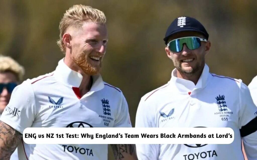 ENG vs NZ 1st Test: England’s Team Wears Black Armbands