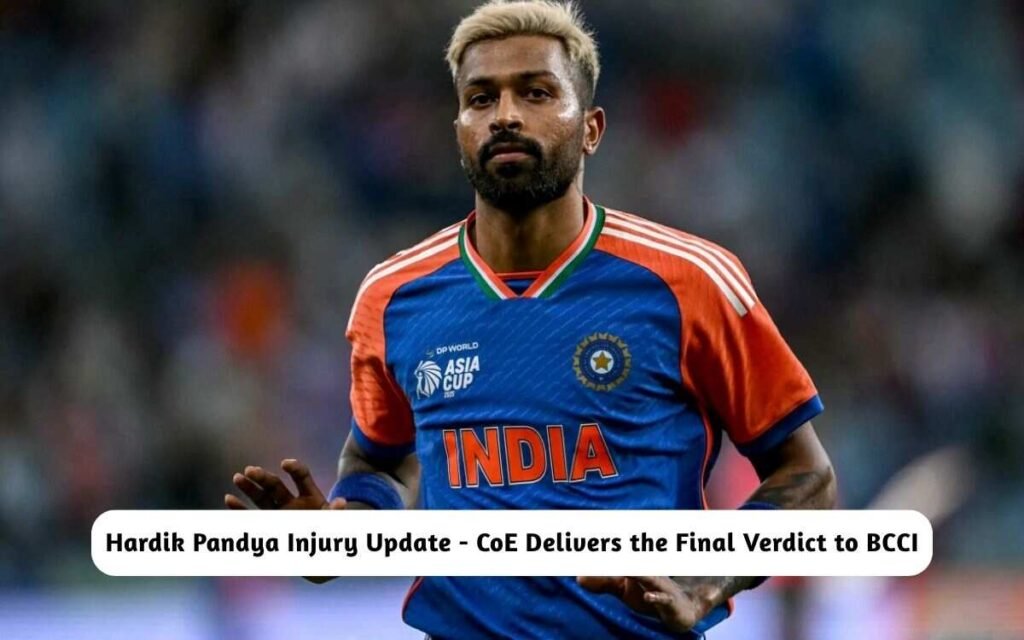 Hardik Pandya Injury Update