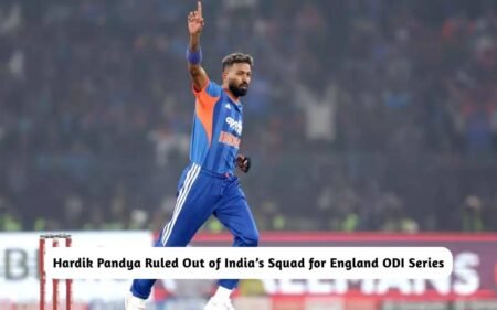 Hardik Pandya Ruled Out
