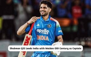 IND vs AFG: Shubman Gill Leads India with Maiden ODI Century as Captain Shubman Gill Maiden ODI Century as Captain