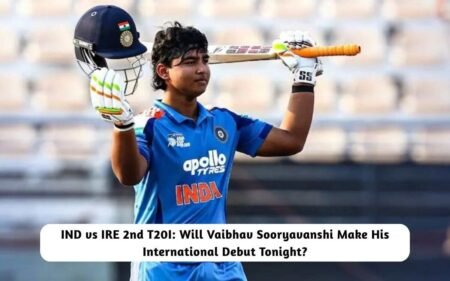 IND vs IRE 2nd T20I: Vaibhav Sooryavanshi Make His International Debut